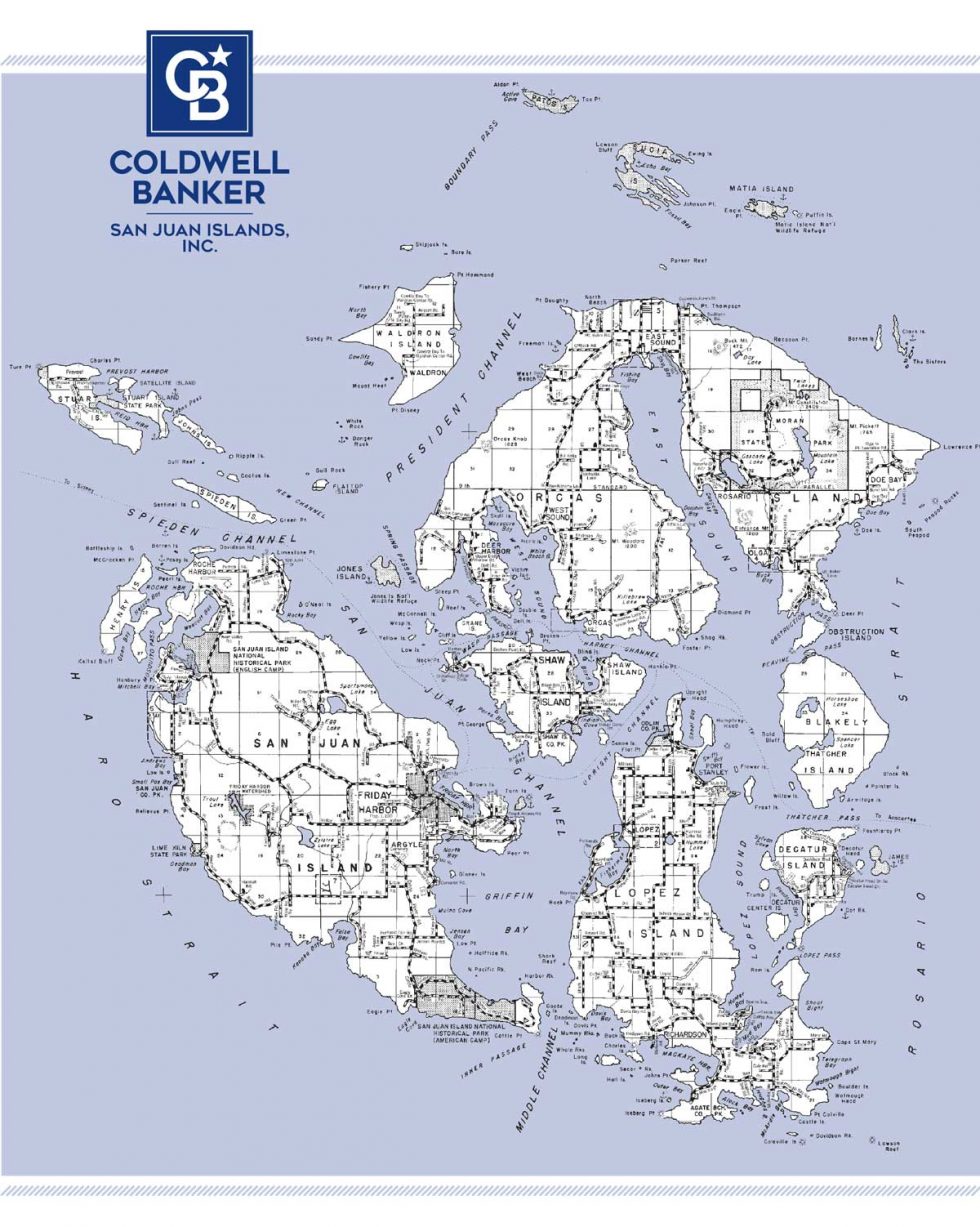San Juan Islands Maps Coldwell Banker San Juan Islands, Inc.