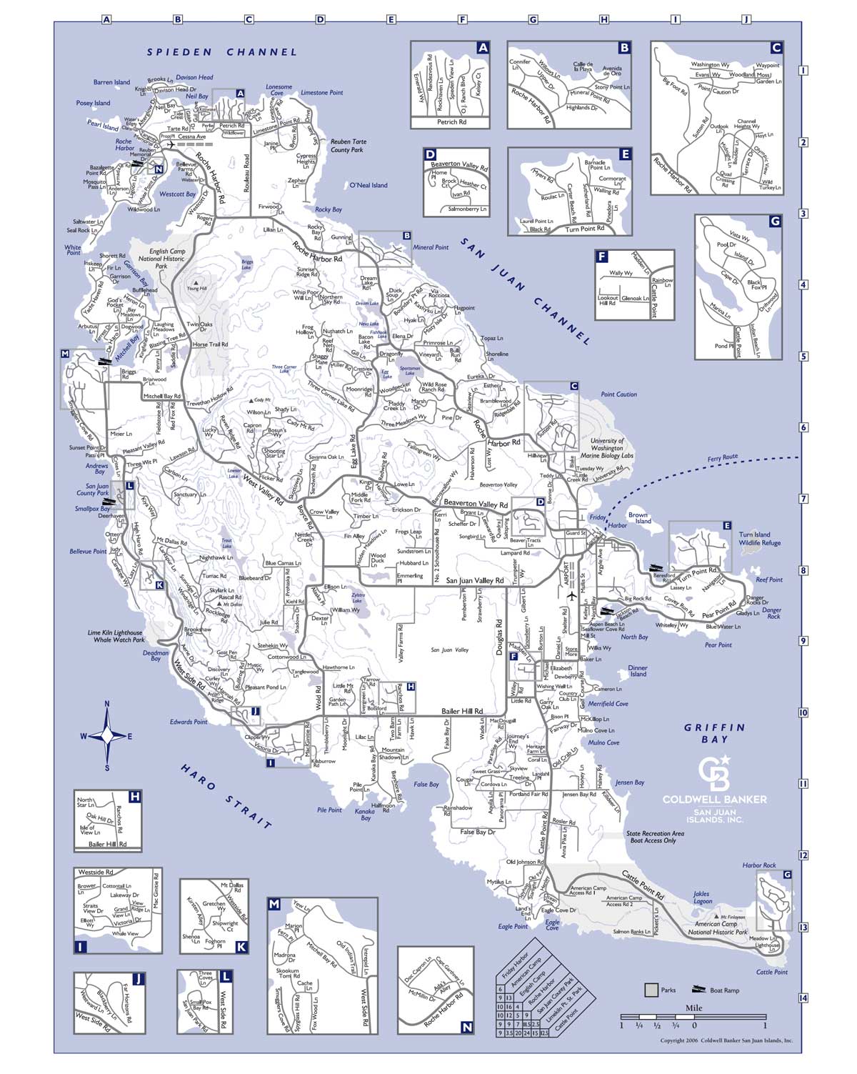 islands map